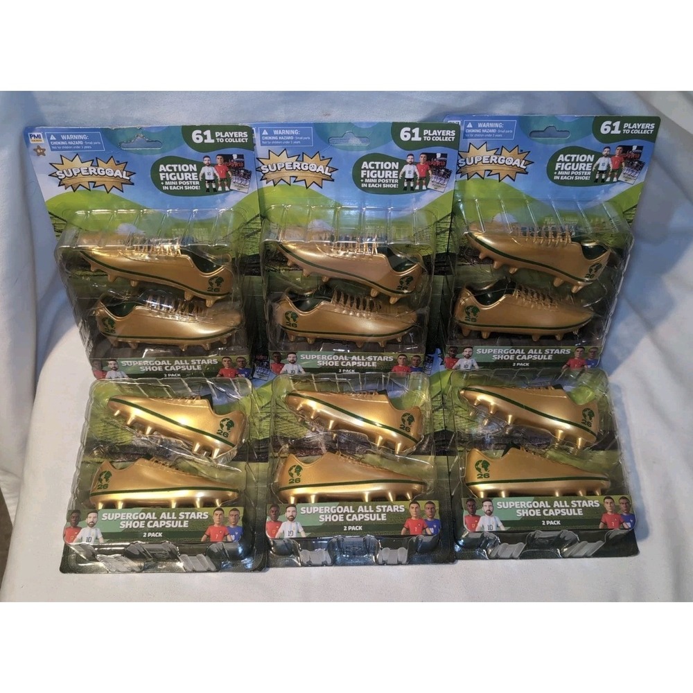 6x PMI Supergoal 2026 World Cup All Star Cleat Capsule Mystery Action Figure
